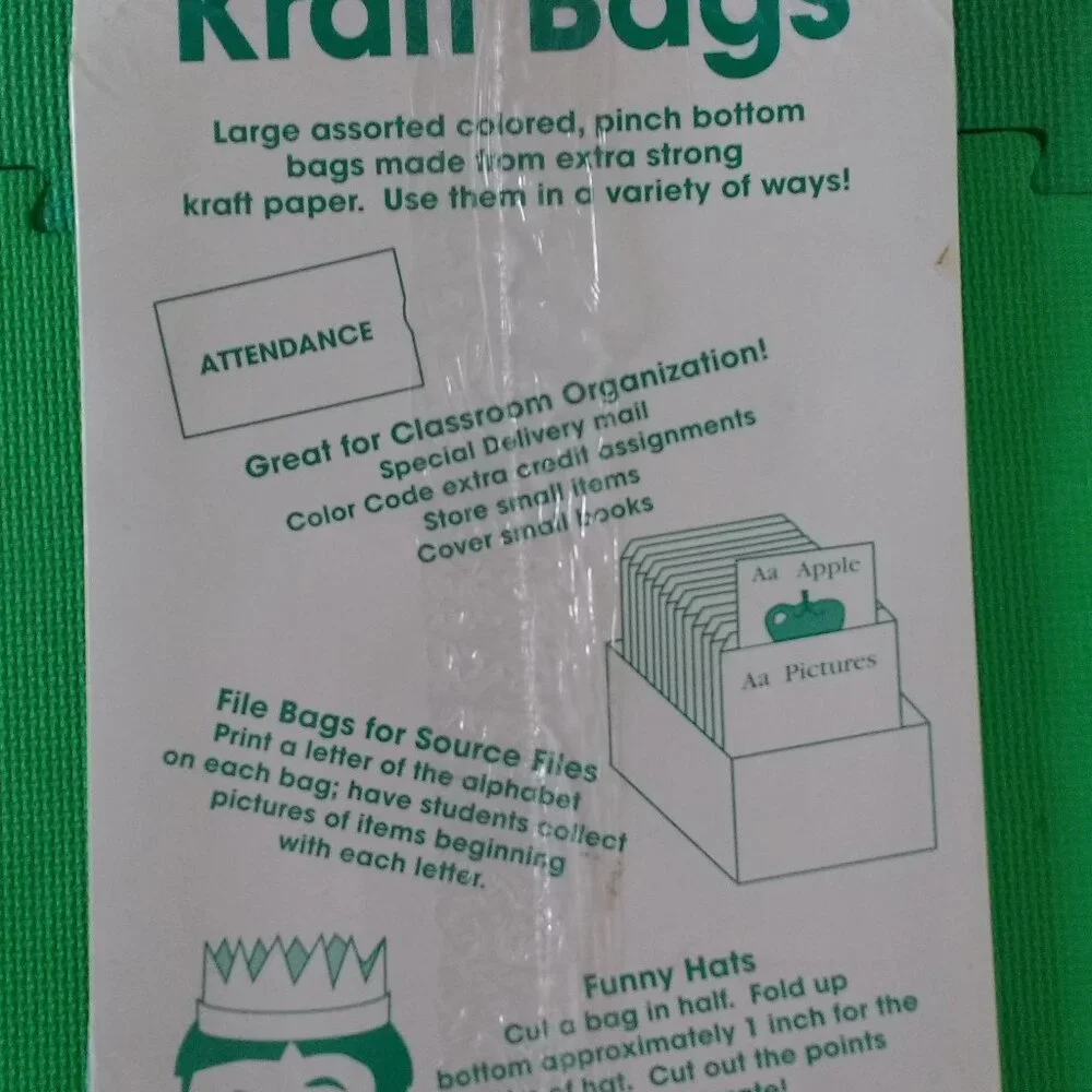 Giant Rainbow Kraft Bags 15